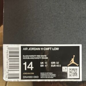 Jordan Air 11 CMFT Low - Black, Red, White